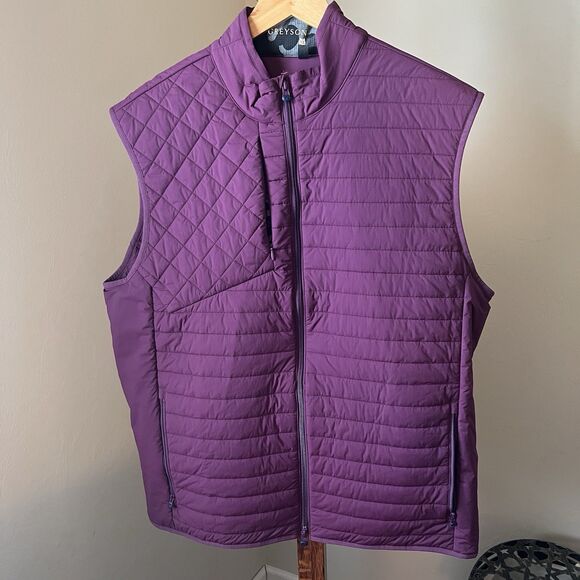 Greyson Vest Mens XL Yukon Ultralight Puffer Quilted Purple - Picture 1 of 11